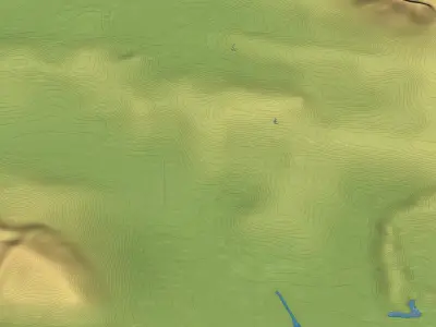 Incheon - Topography Terrain Low-poly 3D model