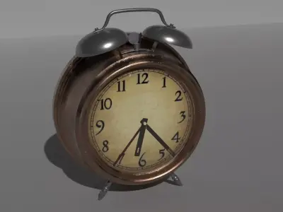 Vintage alarm clock  3D model