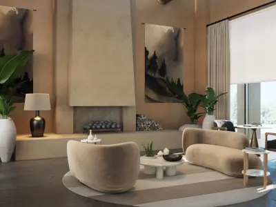 ArchViz Scene Vol 2 - Lobby 3D model