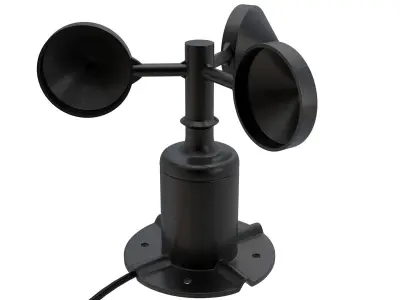 Wind Direction Sensor Transmitter 01 3D model