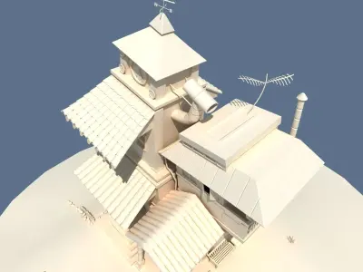 Funny House 3D model