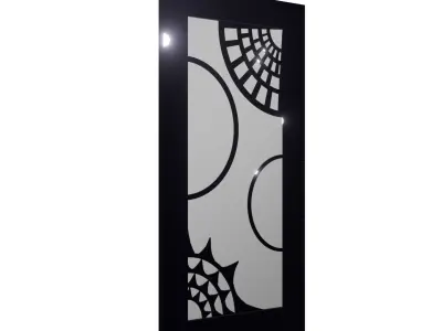 Door Security Screen SunMoon 3D model