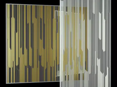 stained-glass window 3D model