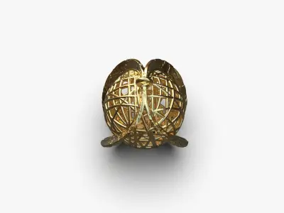 Light Earrings 3D print model