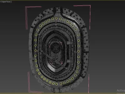 ship-door tank door 3D model