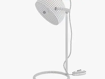 Flamant lamp hasse h36 white 3D model