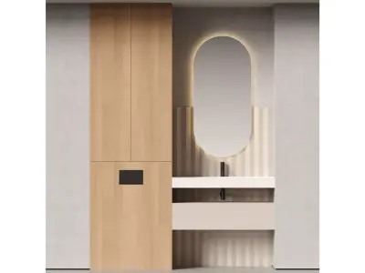 Bathroom set 53 3D model