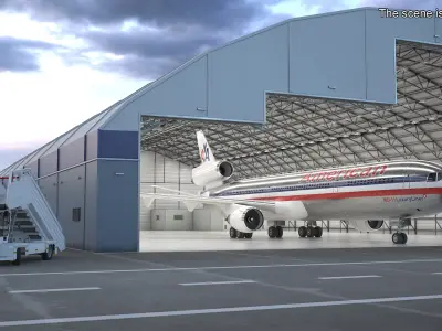  American Airlines MD-11 Luxury Liner Aircraft 