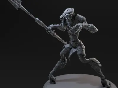 Alien Hunter 3d printable 3D print model