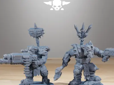 Orkaz SkullKrushers 3D print model