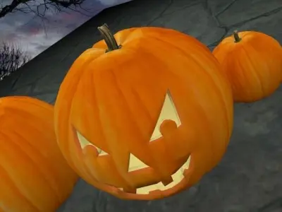 Halloween Jack O Lantern Pumpkin 3D model