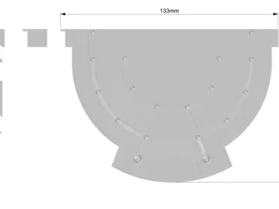 Entrance stair 3D print model