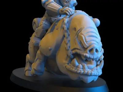 Squighog and Stormtroopa 3D print model