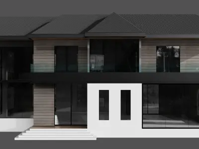 MODERN HOUSE NO23 A 3D model