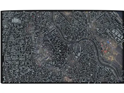 City of Vienna Low-poly 3D model