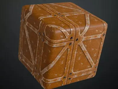 Worn Metal Plate PBR Seamless Texture