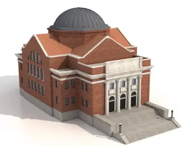 Tsinghua University Great Hall 3D model