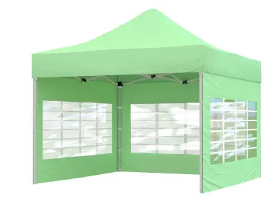Express tent 3x3 m Low-poly 3D model
