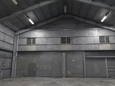 Industrial Warehouse 3D model