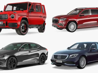  Luxury Cars Rigged Collection 3 