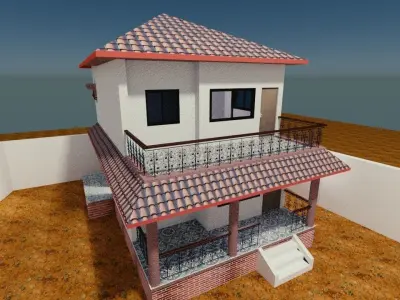 TOWN HOUSE 3D model buy