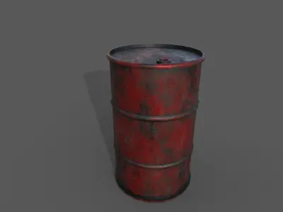 Barrel 3d model Free low-poly 3D model