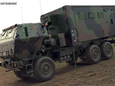  Military Command Vehicle with Stabilizers 