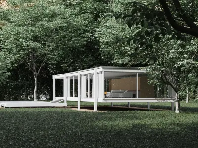 Modern Minimalist  House 3D model