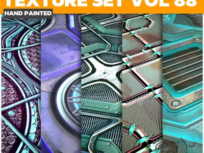 Scifi Vol 88 -  Game PBR Textures Texture