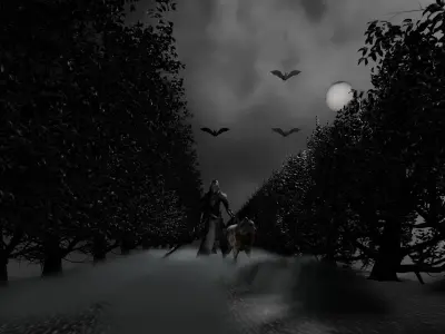 wolf men 3D model