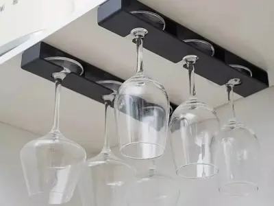 Hanging Wine Glass Holder 3D print model