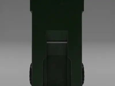 Trash Can 3D model 5