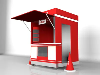 kiosks vending machine 3D model