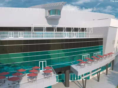  Modern Indoor Arena Building 