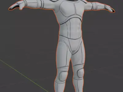 Astronaut Spacesuit 3D Model 3D model