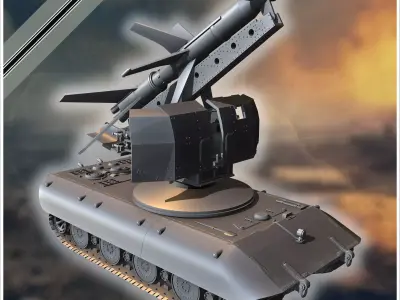 E-100 mit Raketenwerfer R-1 Rakete Entwicklung rocket artillery  3D print model