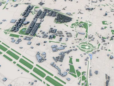 Tehran City Iran 3D model