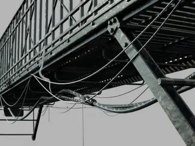 Bridge remake Low-poly 3D model