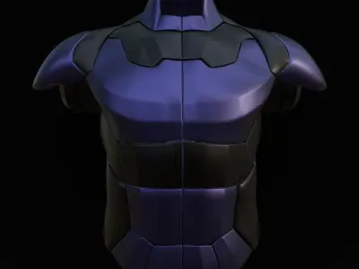 BODY ARMOR Low-poly 3D model
