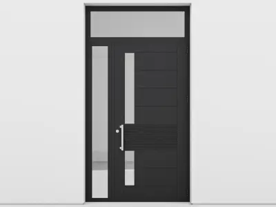 Aluminium door 153 3D model