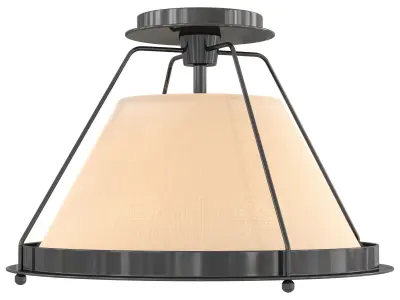 Shelton Flush Mount Small 3D model