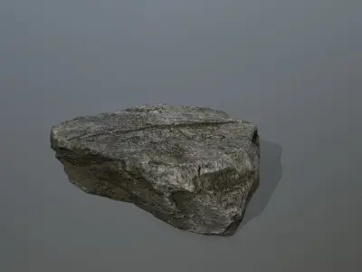 Rock Set Low-poly 3D model order