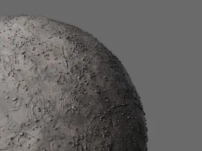 Cracked Dirt Ground Seamless PBR Material Texture