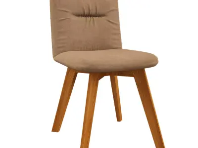 chair NAVIGLI Marron clair 3D model