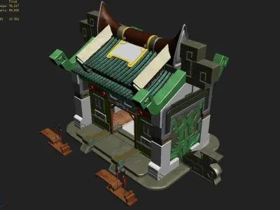 Game Gang Building - Junior loyalty hall 3D model