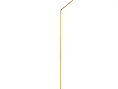 Floor designer lamp AustereW by Trizo gold 3D model