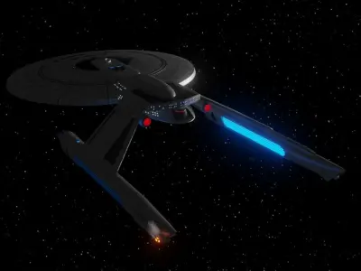 Shogun Class Light Cruiser 3D model