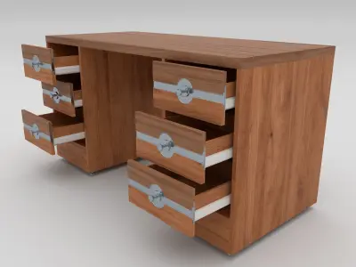 Office Table 3D model