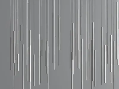 A tube nano light Glass 3D model