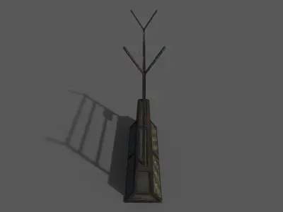 Concrete Barrier 3D model get